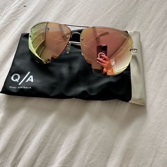 Quay Australia Aviator Sunglasses - Picture 2 of 9